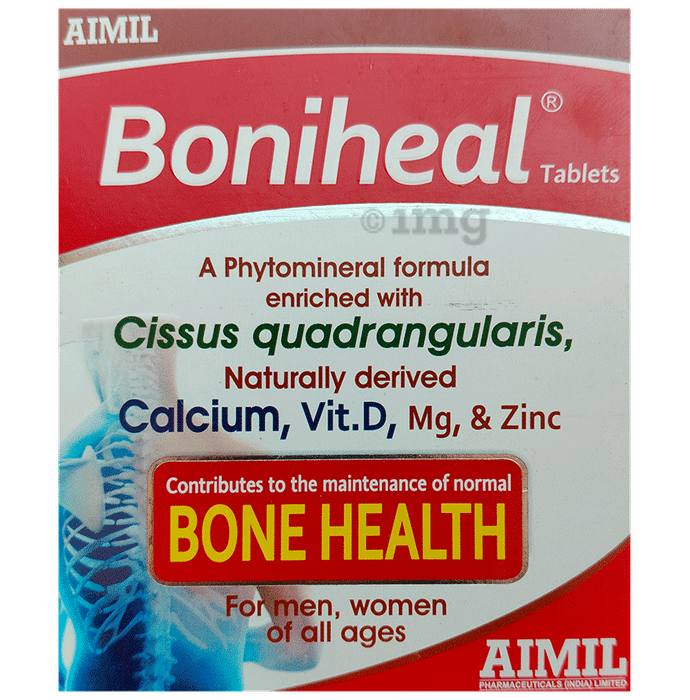 Aimil Boniheal Tablet | A Phytomineral Formula Enriched with Cissus Quadrangularis |