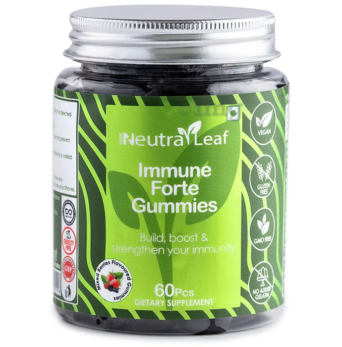 NeutraLeaf Immune Forte Gummies Mixed Berries