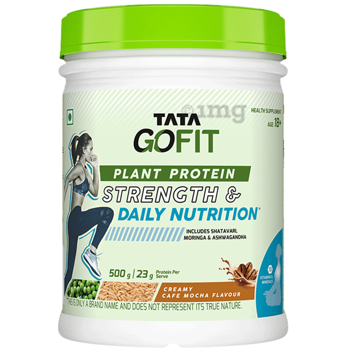 Tata Creamy Cafe Mocha Gofit Plant Protein Powder