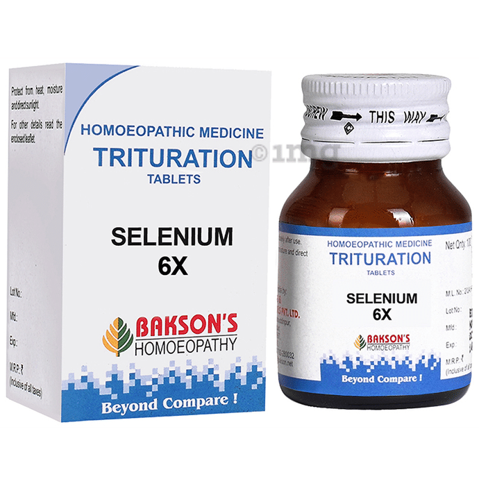 Bakson's Homeopathy Selenium Trituration Tablet 6X