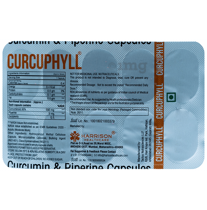 Harison Healthcare Curcuphyll  Capsule