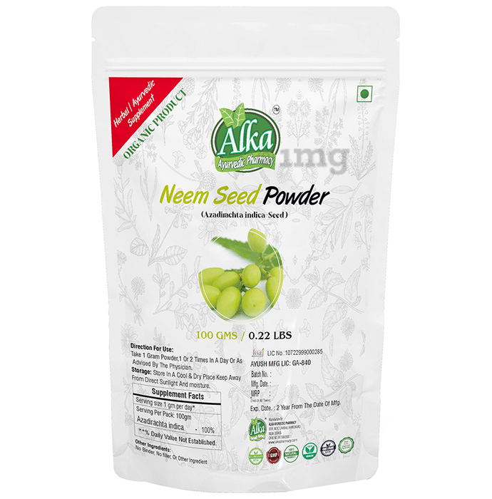 Alka Ayurvedic Pharmacy Neem Seed Powder
