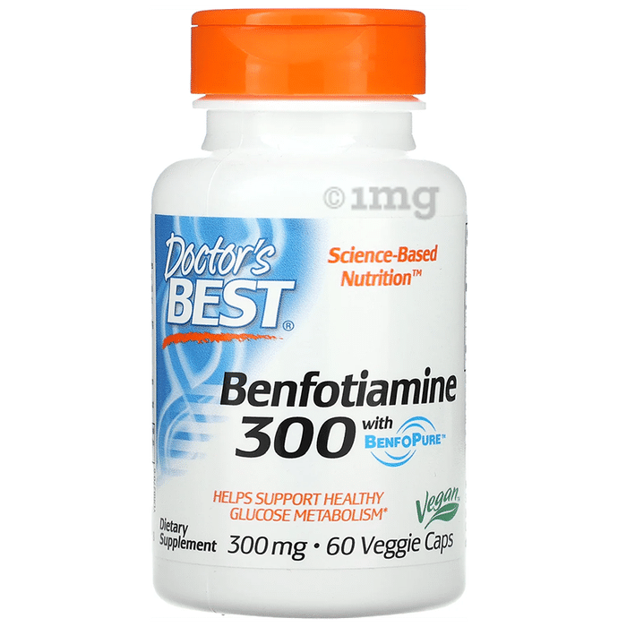 Doctor's Best Benfotiamine 300 with BenfoPure Veggie Caps
