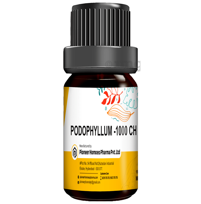 Pioneer Pharma Podophyllum Pelt Globules Pellet Multidose Pills 1000 CH