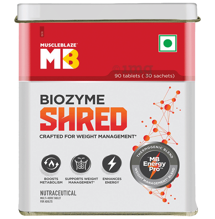 Muscleblaze Biozyme Shred Tablet