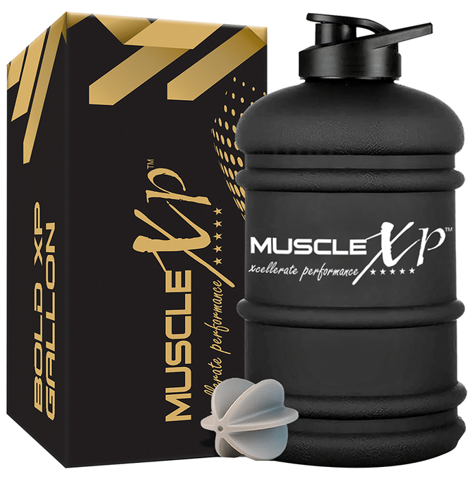 MuscleXP BoldXP Gallon Water Bottle Black