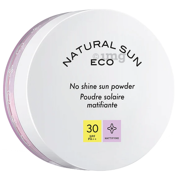 The Face Shop Naturalsun Eco No Shine Sun Powder, Mattifying, Sweat Resistant  With Spf 30, Pa ++
