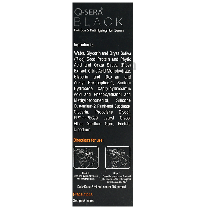 Q sera black hair oil online