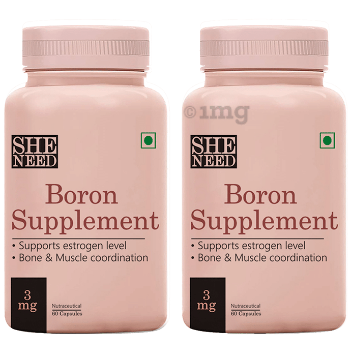 SheNeed Boron Supplement 3mg Capsule (60 Each)