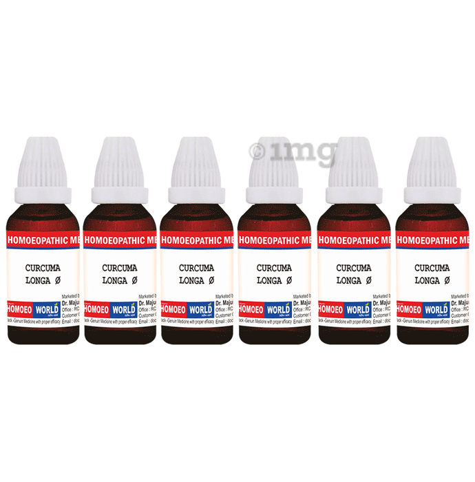 Dr. Majumder Homeo World Curcuma Longa Mother Tincture (30ml Each) Q