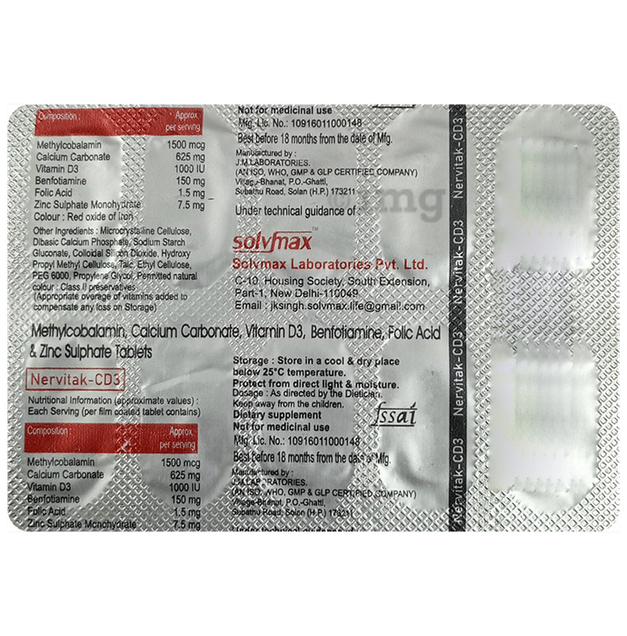 Nervitak-CD3 Tablet
