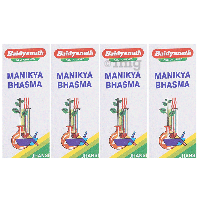 Baidyanath (Jhansi) Manikya Bhasma (2.5gm Each)