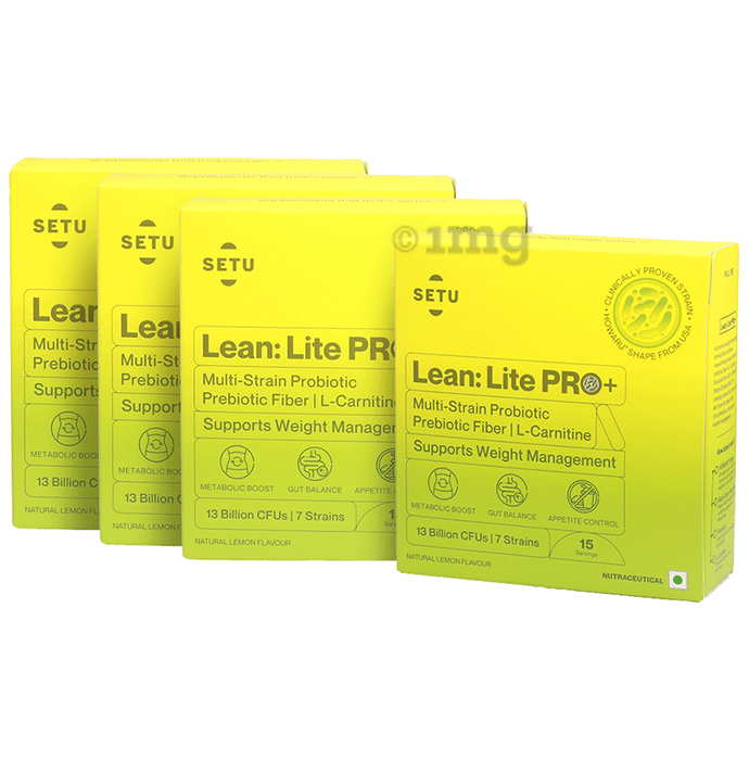 Setu Lean: Lite Pro+ Sachet (15 Each) Lemon