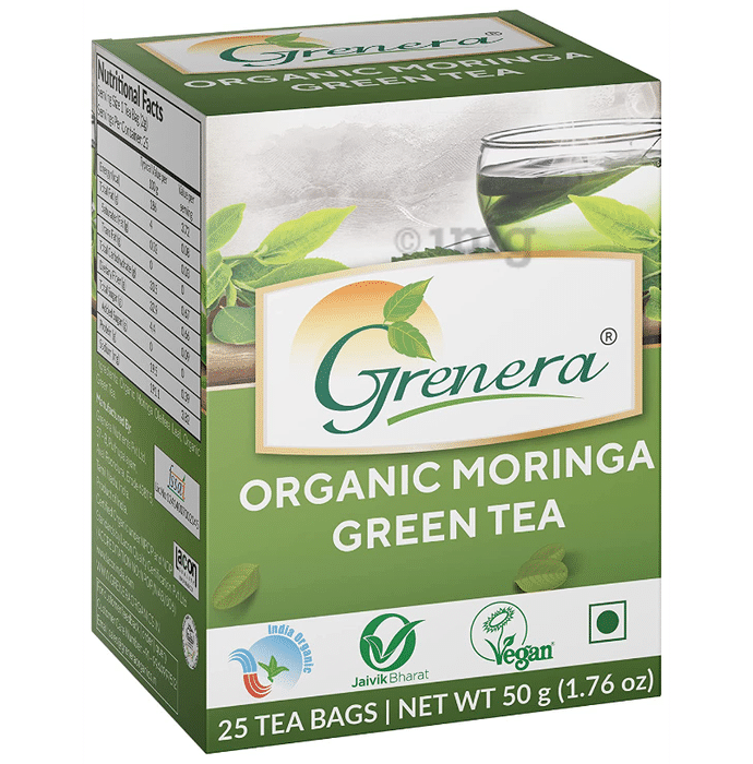 Grenera Organic Moringa Green Tea (2gm Each)