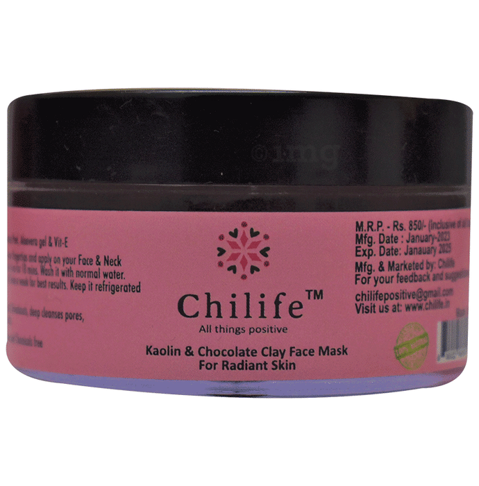 Chilife Kaolin & Chocolate Clay Face Mask