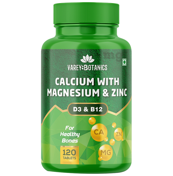 Varey Botanics Calcium with Magnesium & Zinc Tablet
