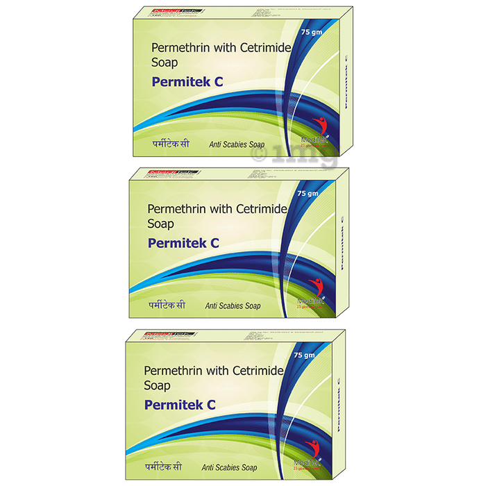 Meditek Permitek C Anti Scabies Soap (75gm Each)