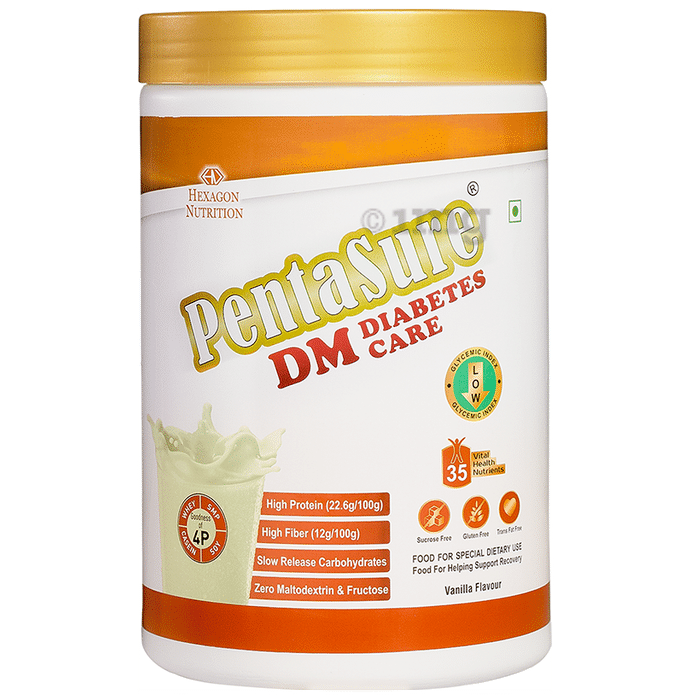PentaSure DM with Whey Protein for Diabetes Care | Flavour Powder Vanilla