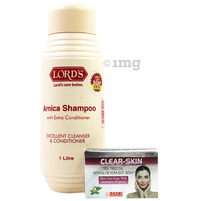 Lord's Arnica Shampoo with Extra Conditioner with Clear Skin 75gm Soap Free