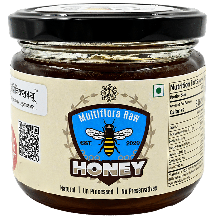 Organics4u Multiflora Raw Honey
