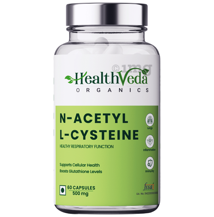 Health Veda Organics N-Acetyl L-Cysteine Capsule