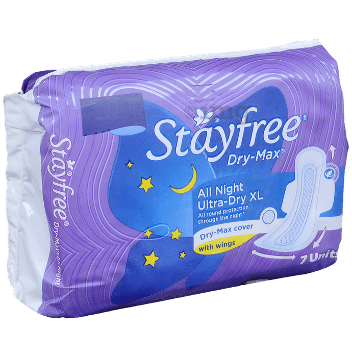 Stayfree Dry-Max All Night Ultra-Dry Pads XL
