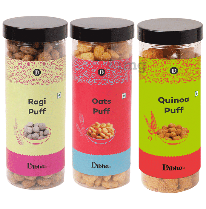 Dibha Oats, Quinoa & Ragi (100g Each)