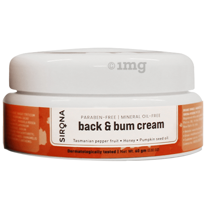 Sirona Back & Bum Cream