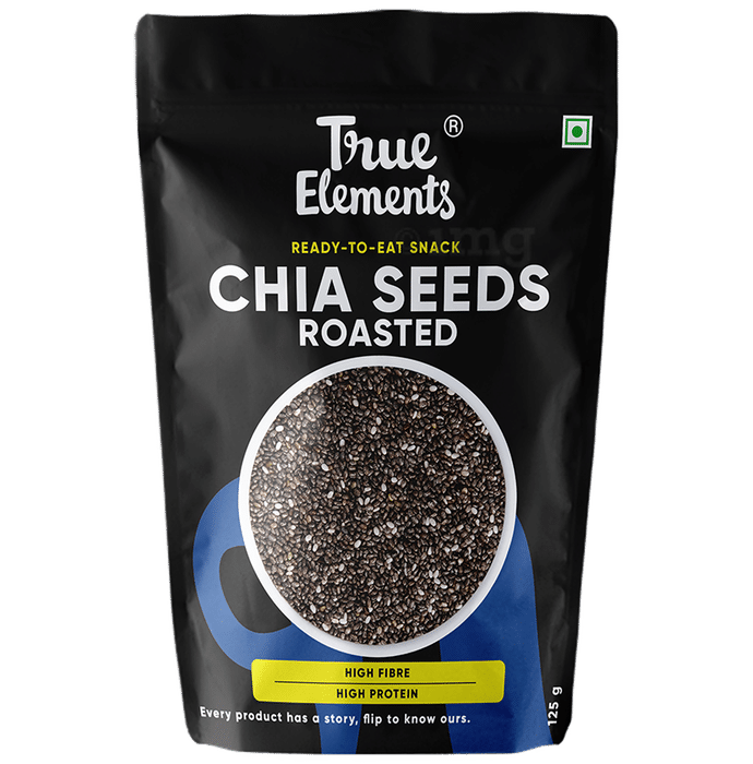 True Elements Roasted Chia Seeds for Keto Friendly Diet
