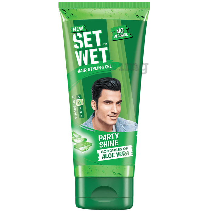 Set Wet Hair Styling Gel Party Shine
