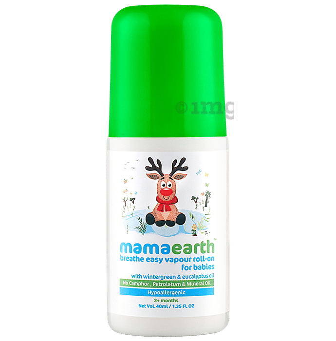 Mamaearth Natural Breathe Easy Vapour Roll-On for Babies