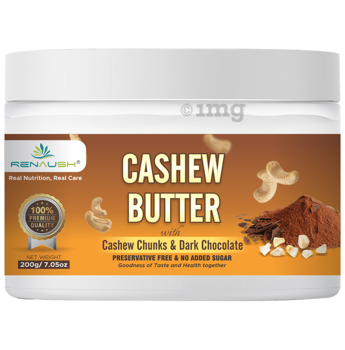 Renaush Cashew Butter with Cashew Chunks & Dark Chocolate Buy jar of
