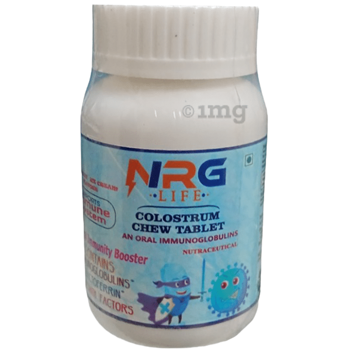 NRG Life Colostrum Chew Tablet American Ice Cream