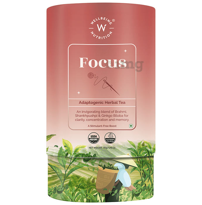 Wellbeing Nutrition  Focus Tea Bag (2gm Each)