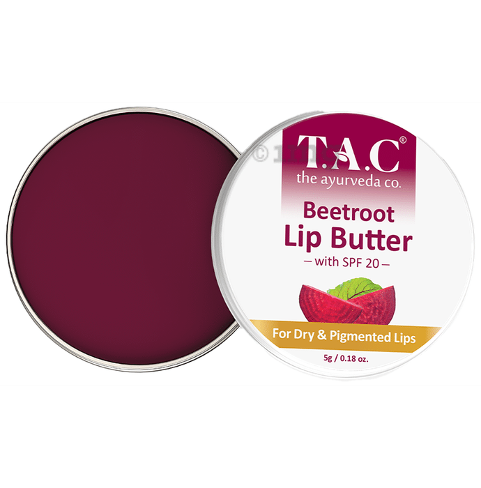 TAC The Ayurveda Co. Beetroot Lip Butter for Dry & Pigmented Lips