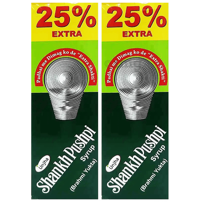 Unjha Shankhpushpi Syrup (250 ml Each)