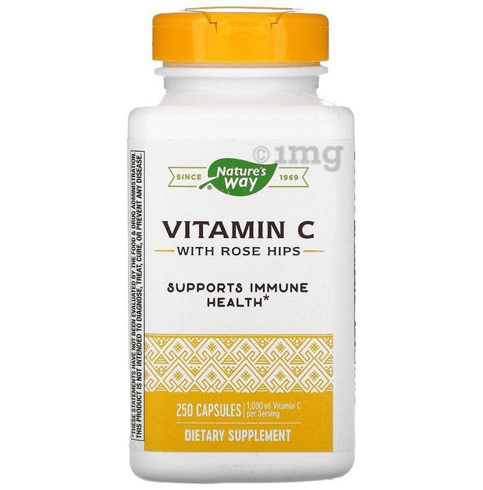 Nature's Way Vitamin C With Rose Hips Capsule