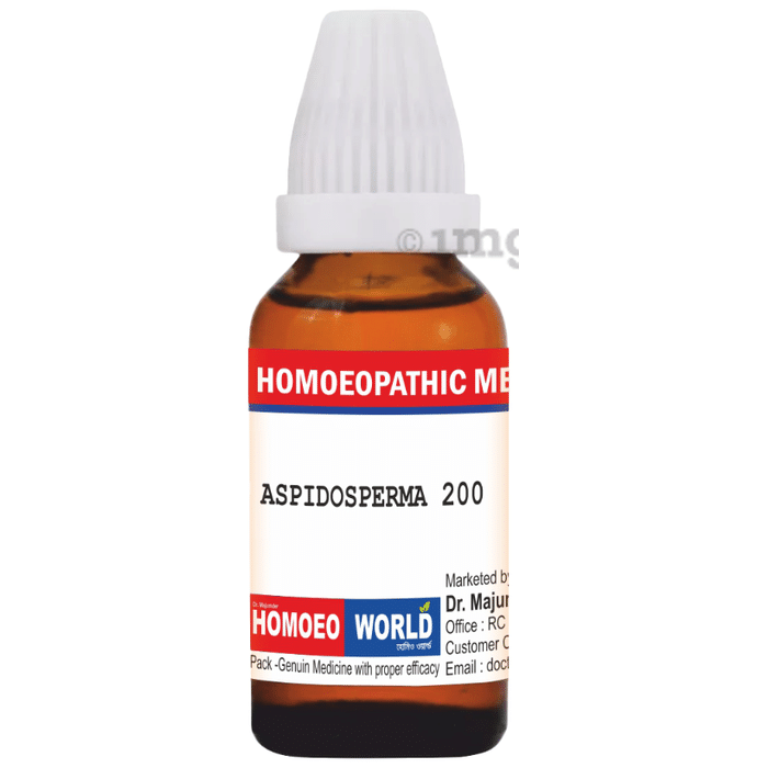Dr. Majumder Homeo World Aspidosperma Dilution (30 ml Each) 200 CH