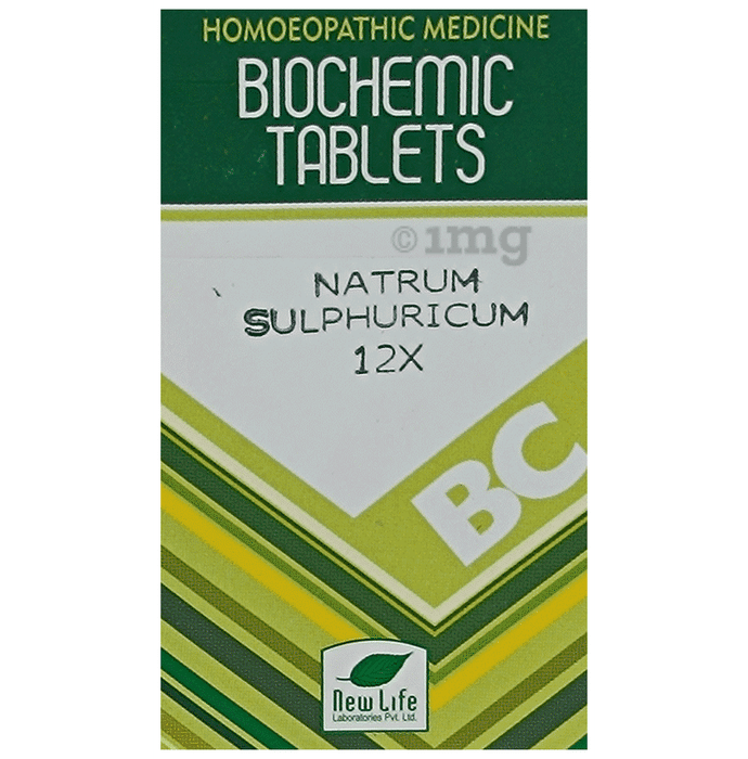 New Life Natrum Sulphuricum Biochemic Tablet 12X