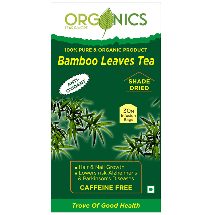 Organics Bharat Bamboo Caffeine Free Tea Bag (1.2 gm Each)