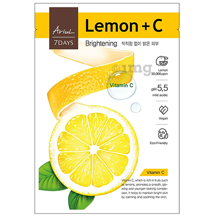Ariul Lemon + C Brightening Sheet Mask (23ml Each)