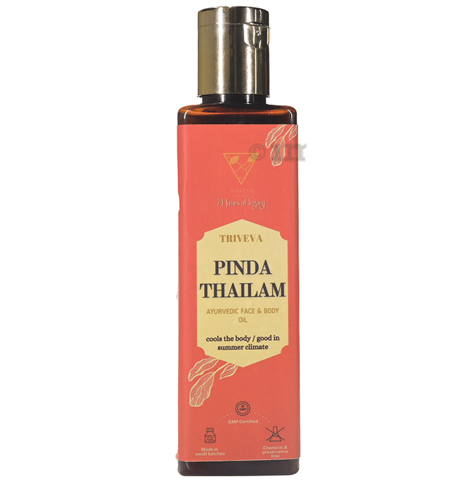 Triveva Pinda Thailam Ayurvedic Face & Body Oil Buy bottle of 200.0 ml Oil at best price in