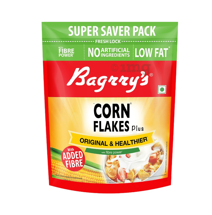 Bagrry's Corn Flakes Plus with Fibre for Overall Health