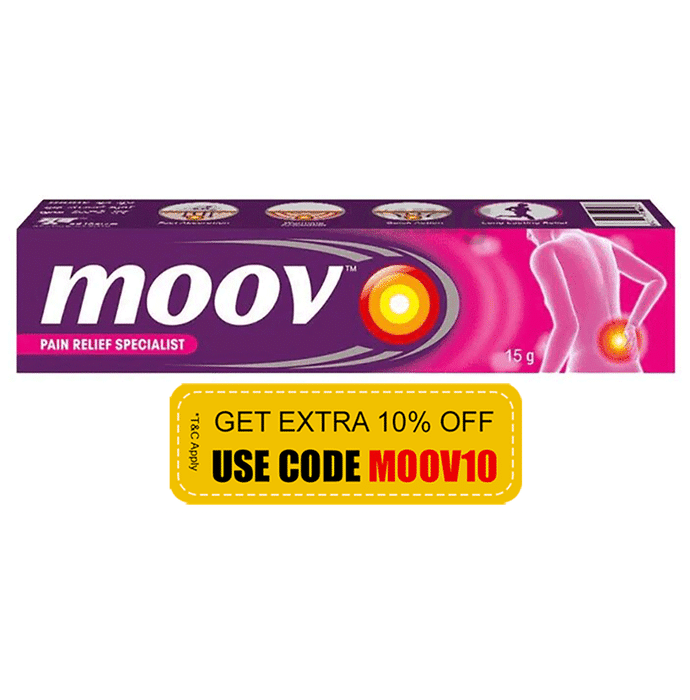 Moov Pain Relief Ointment for Back Pain, Joint Pain, Knee Pain, Muscle Pain