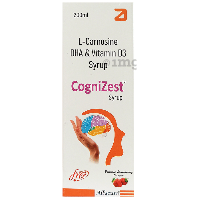 Cognizest Syrup Delicious Strawberry Sugar Free