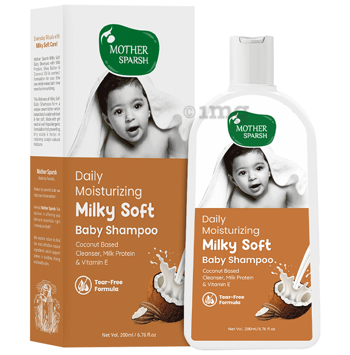 Mother Sparsh Daily Moisturizing Milky Soft Baby  Shampoo