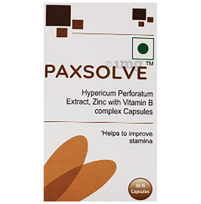 Paxsolve with Zinc & Vitamin B Complex for Stamina | Capsule