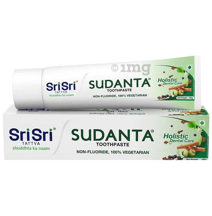 Sri Sri Tattva Sudanta Toothpaste | Non-Fluoride & 100% Vegetarian
