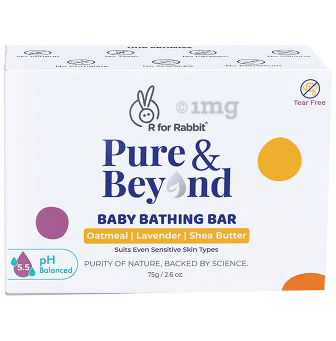 R for Rabbit Pure & Beyond  Baby Bathing Bar Soap (75gm Each)