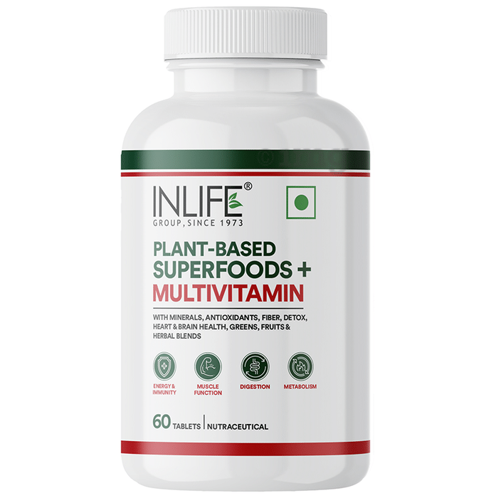 Inlife Plant-Based Superfoods+Multivitamins Tablet